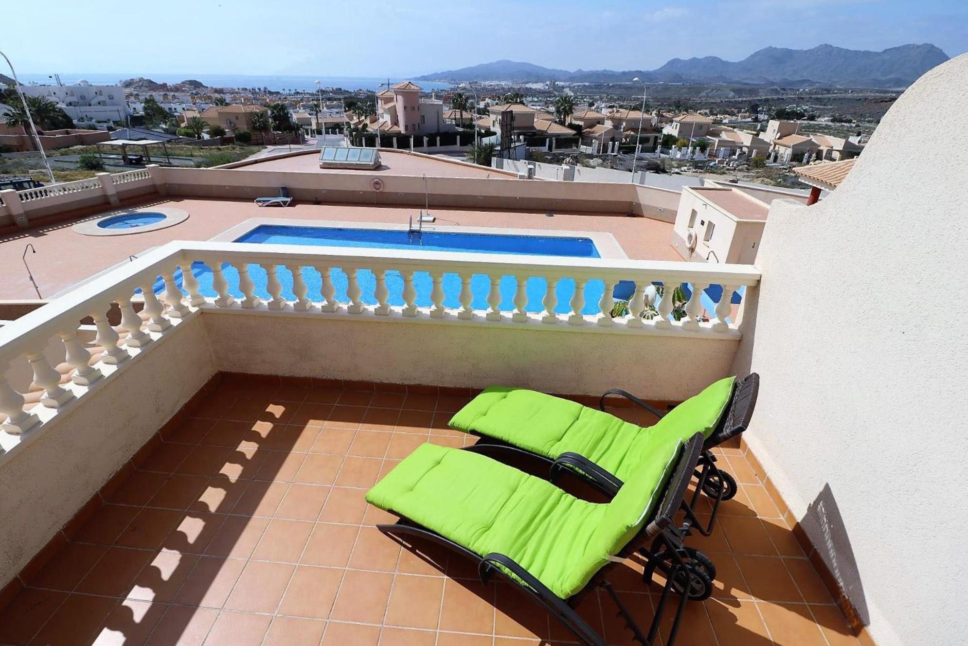 El Cid Soleado Vista Panorámica Al Mar Y Piscina Comunitaria Appartamento San Juan de los Terreros